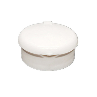 120ML Empty White Bottle Fiber Powder Shaker Bottle with 127mm Flip Top Cap and PE Bottle